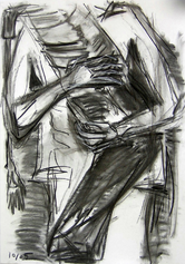 Sans Titre (2005) : technique mixte sur Papier   59 x 42 cm.