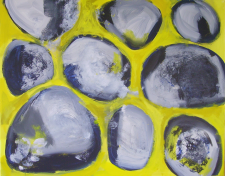 Stepping Stones (2012) : Acrylique sur Toile   73 x 93 cm.