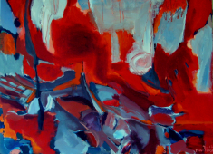 Sans Titre (2012) : Acrylique sur Toile   73 x 100 cm.