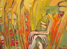 Syrinx (2012) : Acrylique sur Toile   73 x 101 cm.