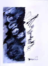 Etat de Conscience (2009) : technique mixte sur Papier   32 x 24 cm.