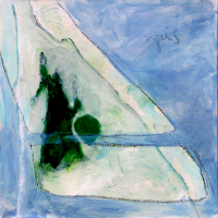 Sans Titre (2005) : technique mixte sur Toile   50 x 50 cm.
