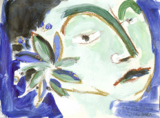 Sans Titre (2010) : Encre sur Papier   14 x 19 cm.