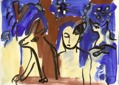 Sans Titre (2010) : Encre sur Papier   14 x 19 cm.