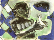 Sans Titre (2010) : Encre sur Papier   14 x 19 cm.