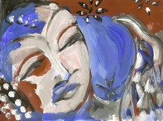 Sans Titre (2010) : Encre sur Papier   14 x 19 cm.