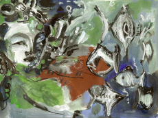 Sans Titre (2010) : Encre sur Papier   14 x 19 cm.