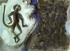 Sans Titre (2010) : Encre sur Papier   14 x 19 cm.