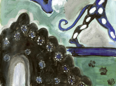 Sans Titre (2010) : Encre sur Papier   14 x 19 cm.