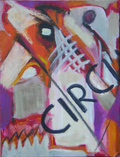 Circu (2007) : Huile sur Toile   44 x 33 cm.