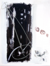 L'Ecriture du Dieu (2010) : Craie sur Papier   65 x 50 cm.