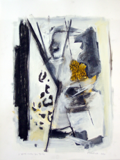 L'Ecriture du Dieu (2010) : Encre sur Papier   65 x 50 cm.