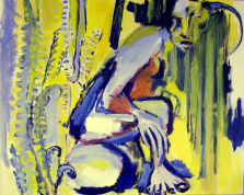 Sans Titre (2012) : Acrylique sur Toile   73 x 93 cm.