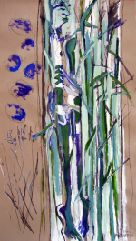 L'Après-Midi d'un Faune (2012) : Encre sur Papier   175 x 100 cm.