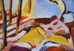 L'Après-Midi d'un Faune (2012) : Acrylique sur Toile   81 x 116 cm.