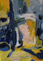 les Arcs (2015) : Acrylique sur Papier   110 x 75 cm.