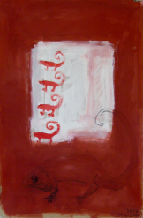 Animal (2010) : Acrylique sur Carton   118 x 78 cm.