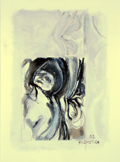 Grand Labyrinth (2009) : Encre sur Papier   32 x 24 cm.