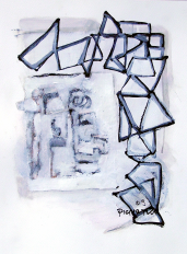 Temps perdu (2009) : Encre sur Papier   32 x 24 cm.