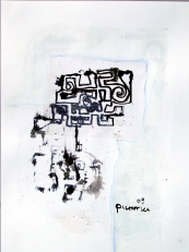 Oublies (2009) : Encre sur Papier   32 x 24 cm.