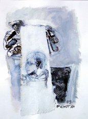 Trompe (2009) : Encre sur Papier   32 x 24 cm.