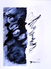 Etat de Conscience (2009) : Encre sur Papier   32 x 24 cm.