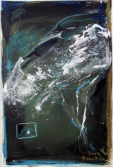 Méduse (2009) : Acrylique sur Papier   42 x 28 cm.
