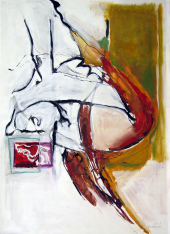 Sans Titre (2010) : Encre sur Papier   138 x 100 cm.