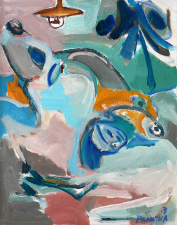 Sans Titre (2013) : Acrylique sur Toile   50 x 40 cm.