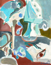 Sans Titre (2013) : Acrylique sur Toile   50 x 40 cm.