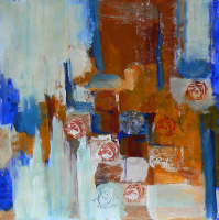 Photomaton 6 (2012) : Encre sur Papier marouflé   50 x 50 cm.