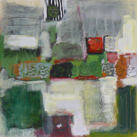 Photomaton 9 (2012) : Encre sur Papier marouflé   50 x 50 cm.