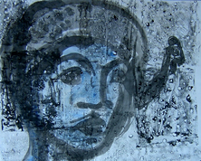 Sans Titre (2003) : Encre sur Papier   44 x 56 cm.