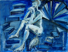 Sans Titre (2004) : Acrylique sur Papier   50 x 65 cm.