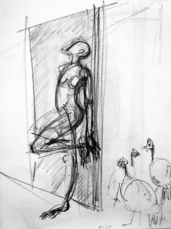 Sans Titre (2004) : Crayon sur Papier   41 x 30 cm.