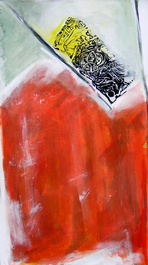 Sans Titre (2005) : Acrylique sur Toile   80 x 45 cm.
