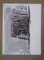 J'aurais aimé -te revouir (2008) : Encre sur Papier   32 x 25 cm.