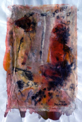 Entretien 3 (2007) : Encre sur Papier   46 x 29 cm.