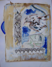 Fenêtre (2008) : Encre sur Papier   65 x 50 cm.