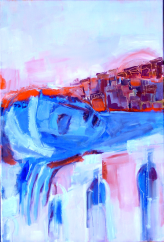 Matin (2008) : Huile sur Toile   55 x 38 cm.