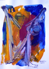 Départ (2008) : Encre sur Papier   32 x 24 cm.