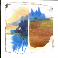 Sky 1 (2009) : Encre sur Papier   13 x 12 cm.