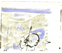 Sky 3 (2009) : Encre sur Papier   11 x 14 cm.