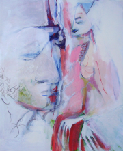 Sans Titre (2009) : Acrylique sur Toile   115 x 95 cm.
