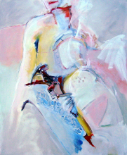 Sans Titre (2009) : Acrylique sur Toile   115 x 95 cm.