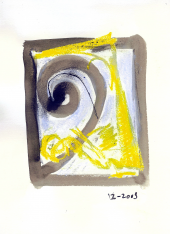 Sans titre (2009) : Encre sur Papier   28 x 21 cm.