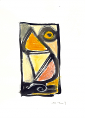 Sans titre (2009) : Encre sur Papier   28 x 21 cm.