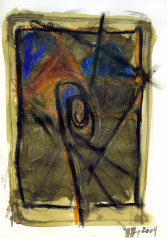 Sans titre (2009) : Encre sur Papier   28 x 21 cm.