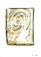 Sans titre (2009) : Encre sur Papier   28 x 21 cm.