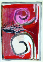 Bouc (2010) : Encre sur Papier   54 x 38 cm.